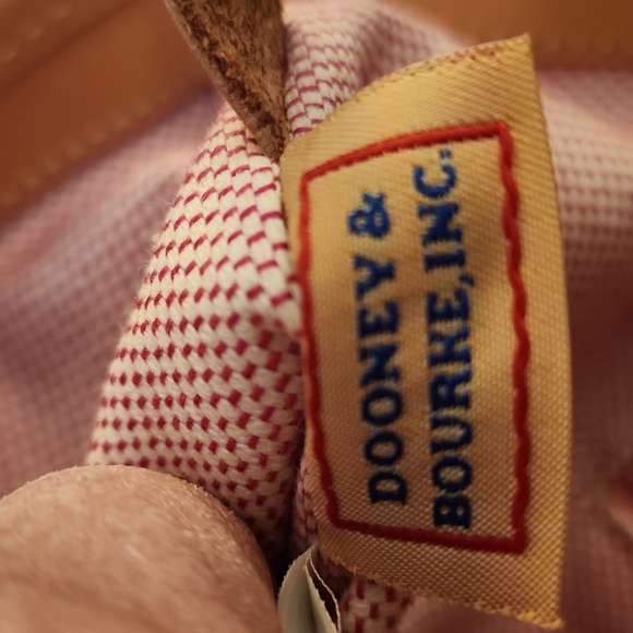 🦆 DOONEY & BOURKE YELLOW FLORAL DAHLIA VARIABILIS SHOPPER TOTE CANVAS LEATHER - Picture 7 of 7